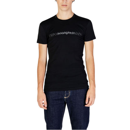 Emporio Armani Underwear T-shirt nera in cotone