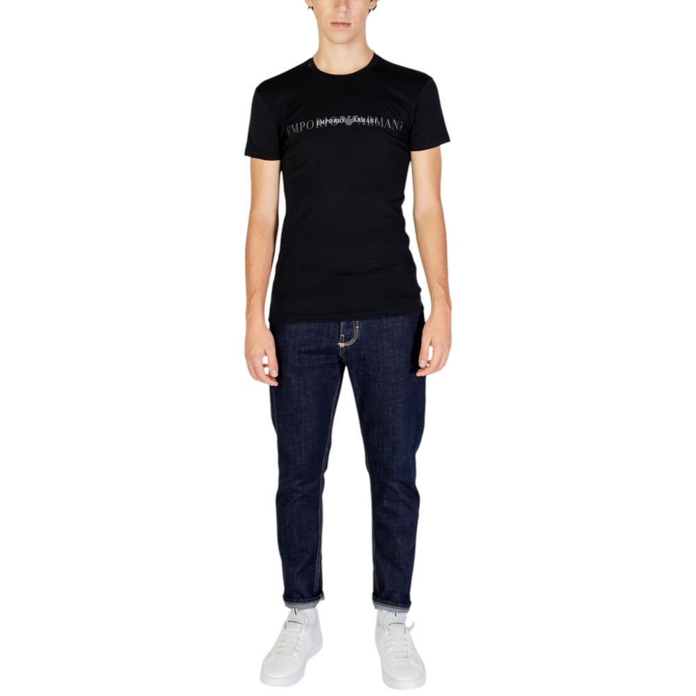 Emporio Armani Underwear T-shirt nera in cotone