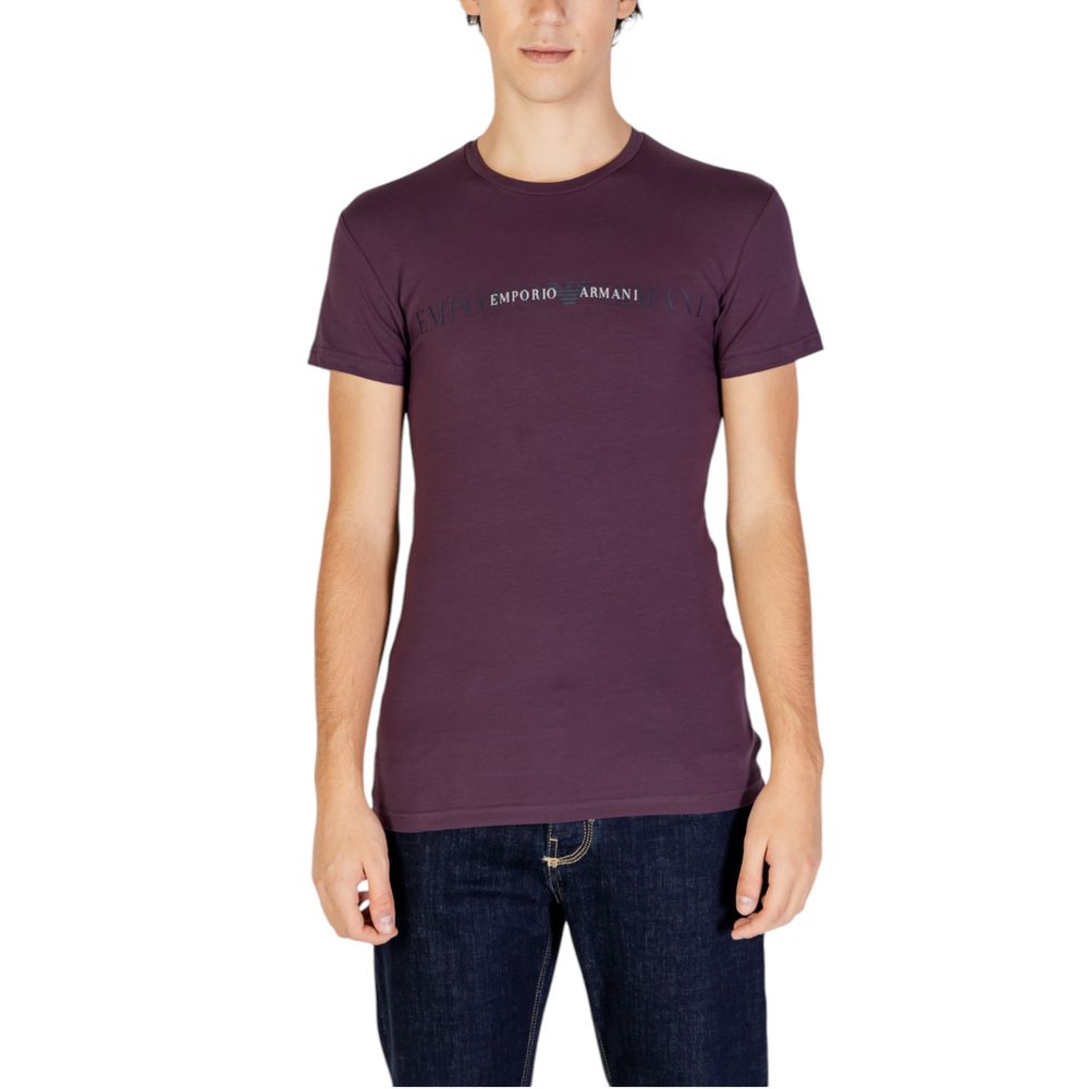 Emporio Armani Underwear T-shirt in cotone viola