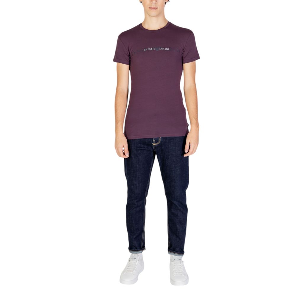 Emporio Armani Underwear T-shirt in cotone viola