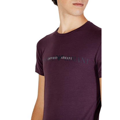 Emporio Armani Underwear T-shirt in cotone viola