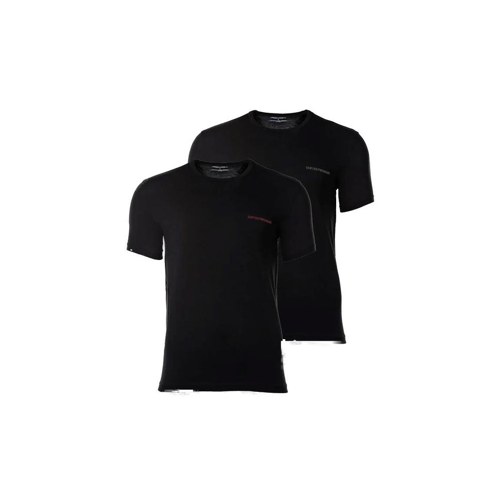 Emporio Armani Underwear T-shirt nera in cotone