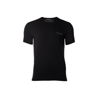 Emporio Armani Underwear T-shirt nera in cotone