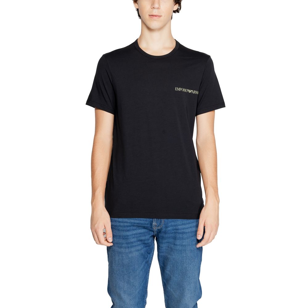 Emporio Armani Underwear T-shirt nera in cotone