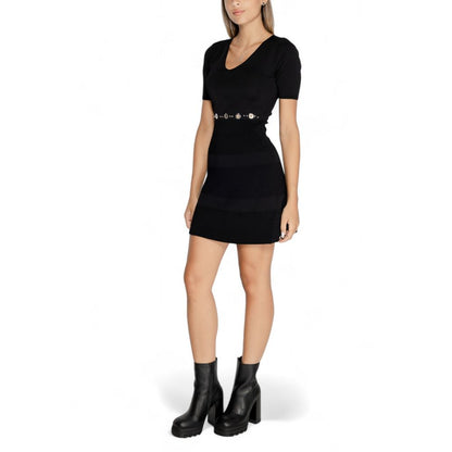 Morgan De Toi Black Viscose Dress