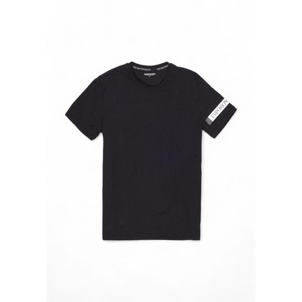 Emporio Armani Underwear T-shirt nera in cotone