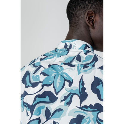Camicia in viscosa blu Antony Morato