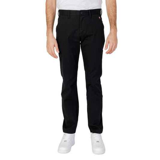 Tommy Hilfiger Jeans Jeans e pantaloni in cotone biologico nero