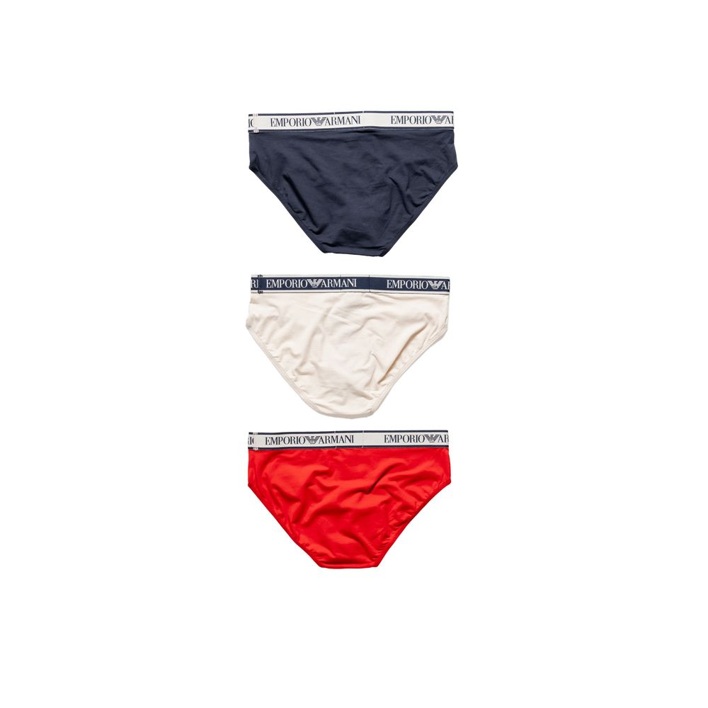 Emporio Armani Underwear Red Cotton Underwear