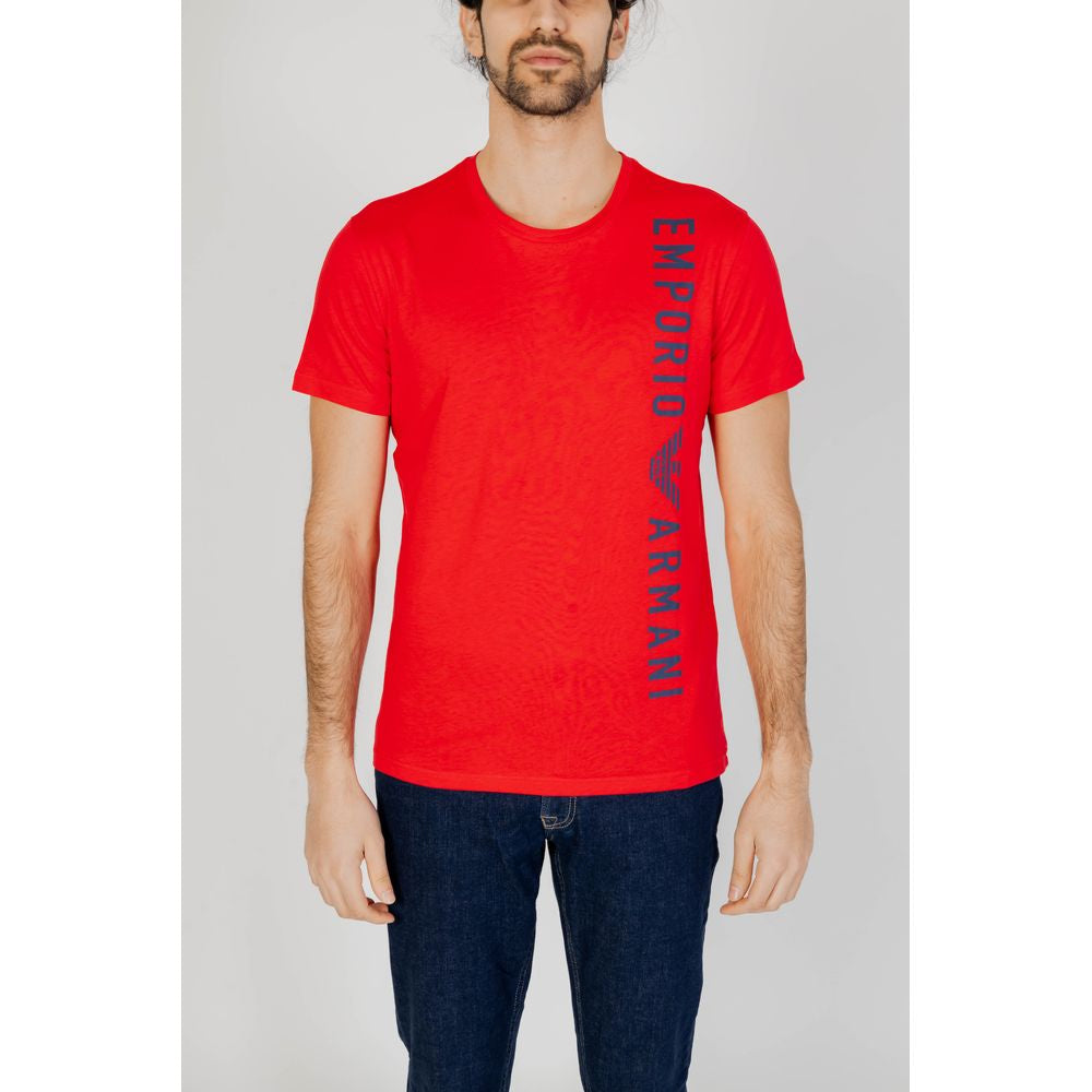 Emporio Armani Underwear T-shirt in cotone rosso