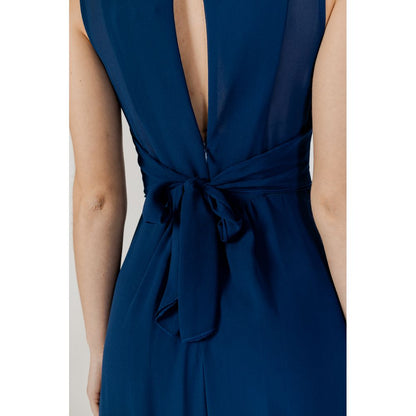 Rinascimento Blue Polyester Dress