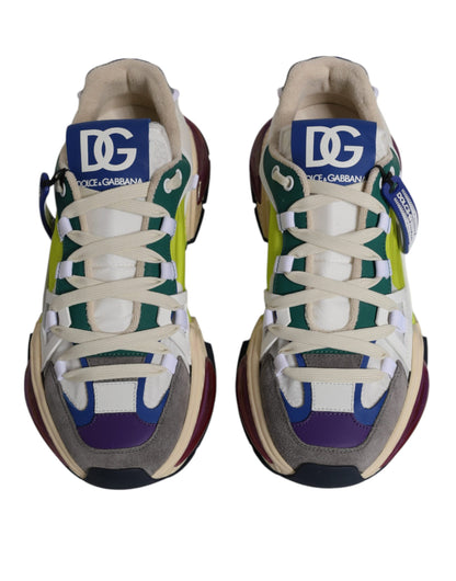 Dolce & Gabbana Multicolor Airmaster Low Top Sneakers Shoes