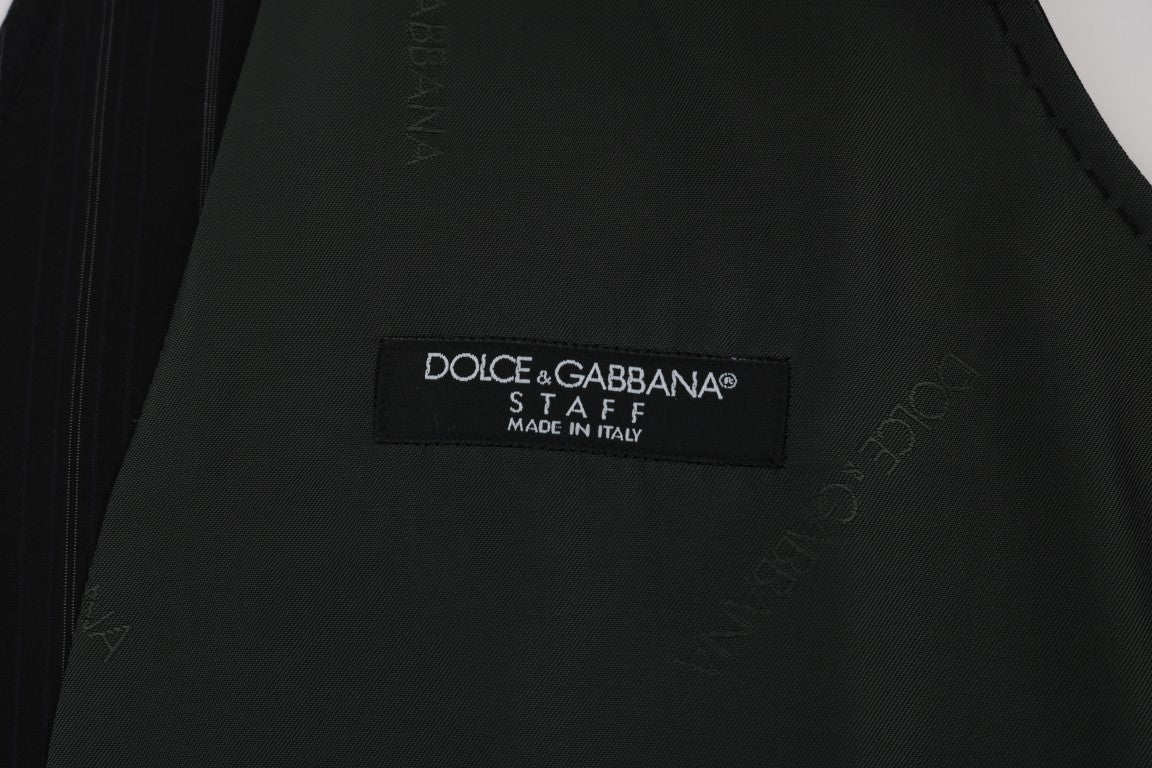 Dolce & Gabbana Elegant Striped Vest Waistcoat