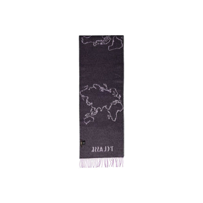 Alviero Martini Prima Classe Purple Polyacrylic Scarf