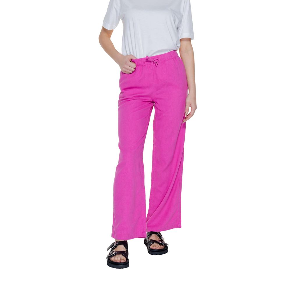 Only Pink Linen Jeans & Pant