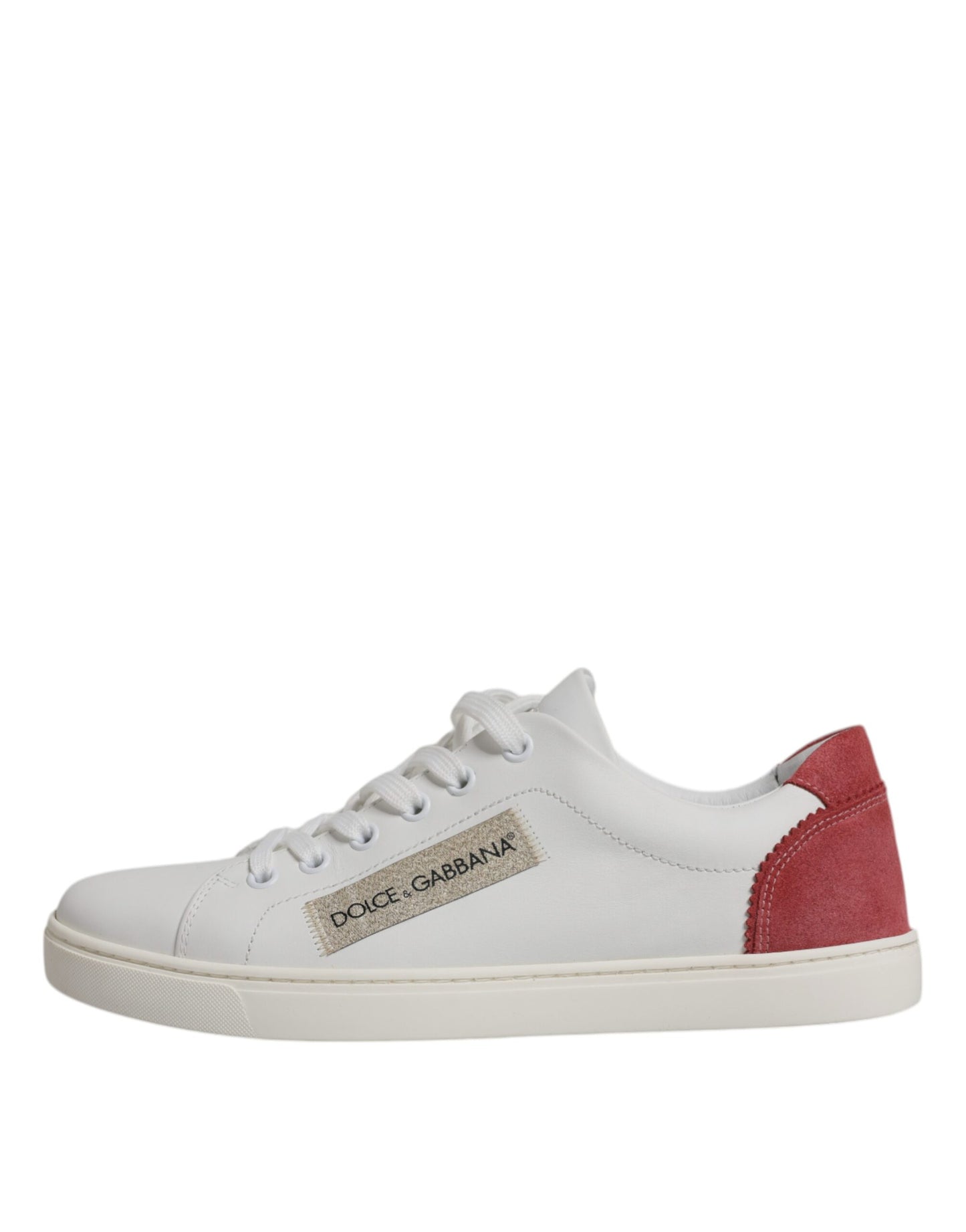 Dolce & Gabbana White London Calf Leather Sneakers Shoes