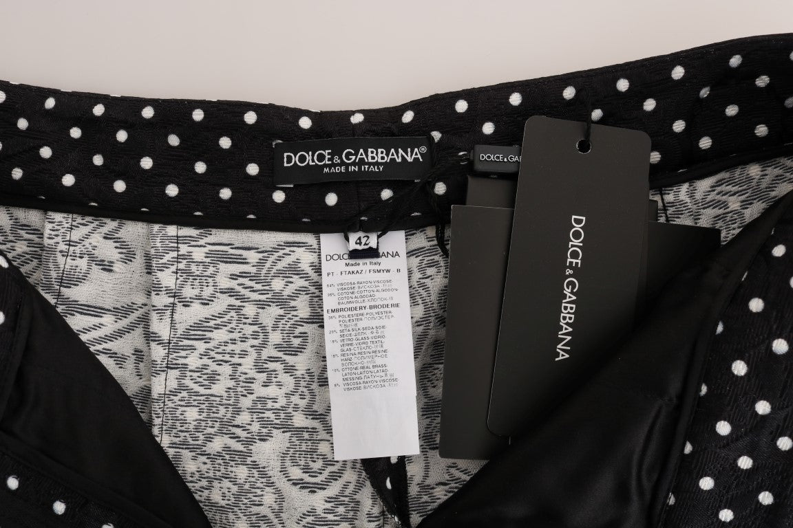 Pantaloni eleganti decorati a pois di Dolce &amp; Gabbana