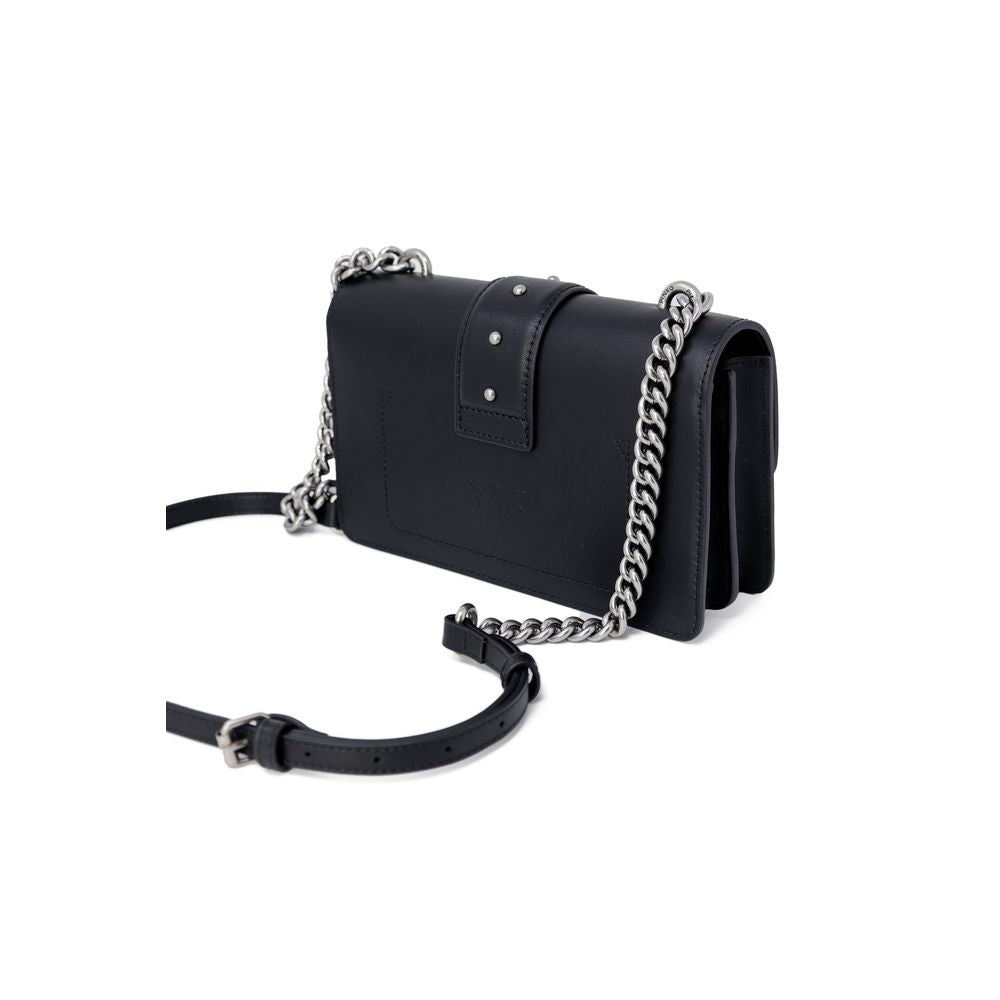 PINKO Black Polyester Handbag