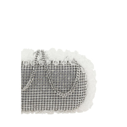 Self-Portrait The Crystal Lace Clutch Bag