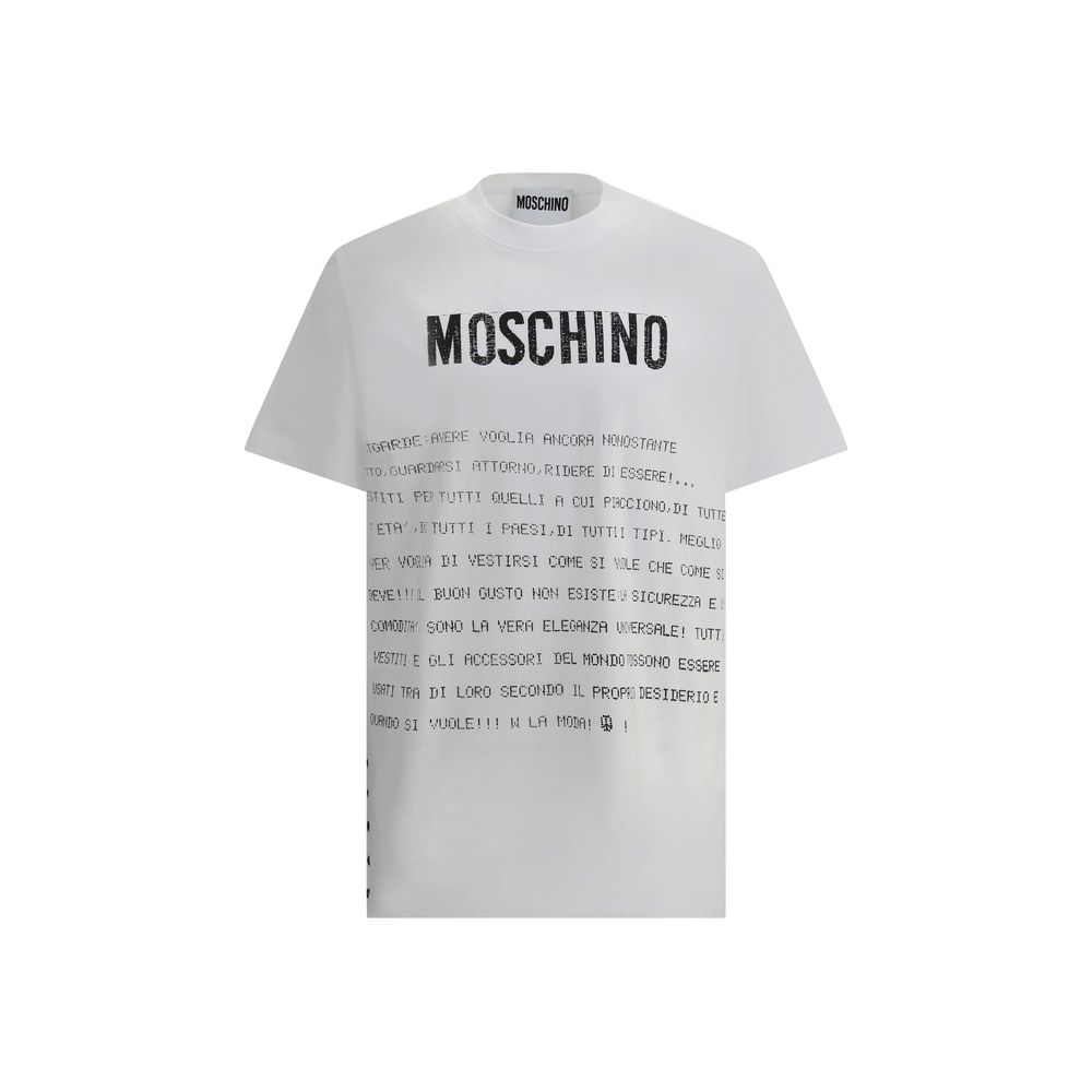 Maglietta con logo Moschino