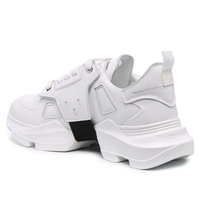 Les Hommes White Calfskin Men Sneaker