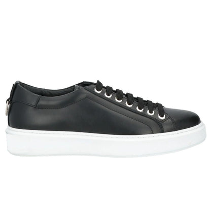 Les Hommes Black Calfskin Men Sneaker