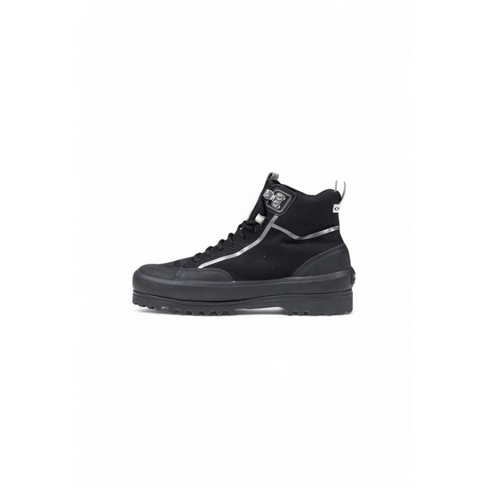 Superga Black Fabric Sneaker