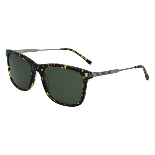 Occhiali da sole Lacoste in metallo marrone