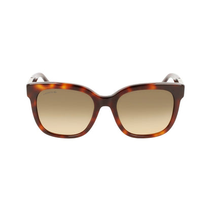 Occhiali da sole Lacoste in acetato marrone