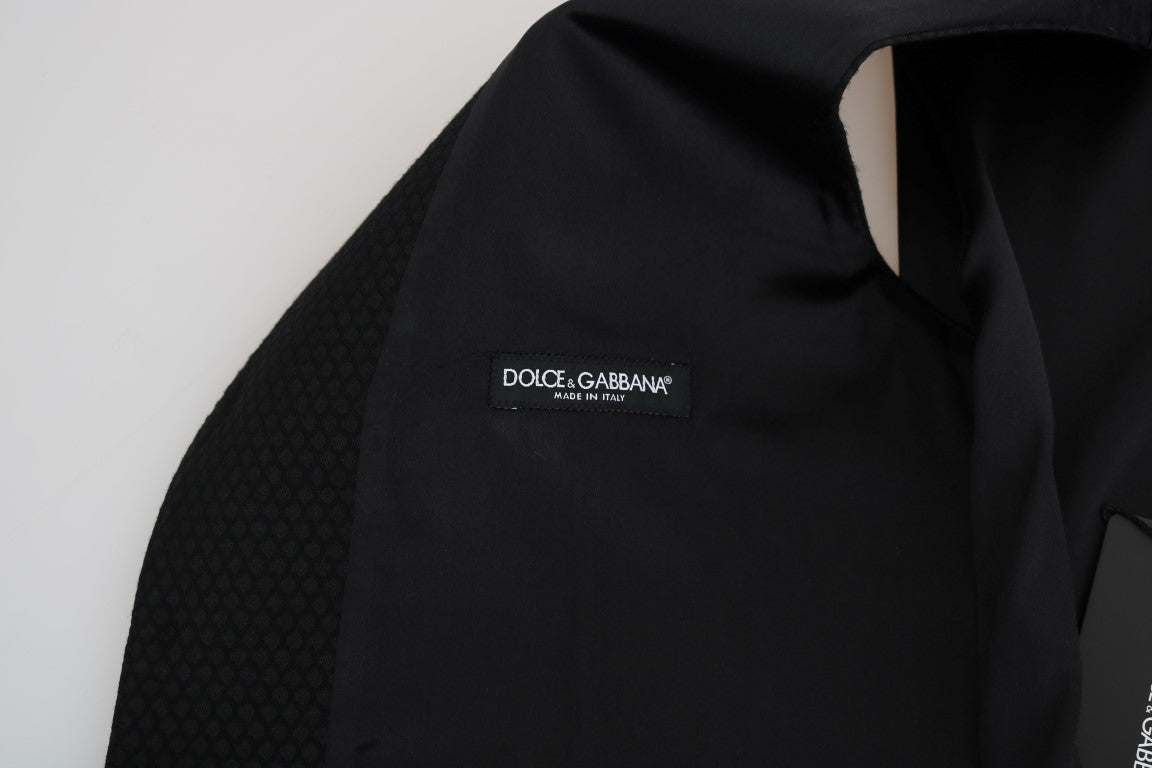 Dolce &amp; Gabbana Gilet elegante nero a pois