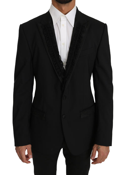 Dolce &amp; Gabbana Giacca blazer Martini elegante nera slim fit