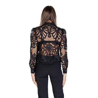Morgan De Toi Black Polyester Shirt