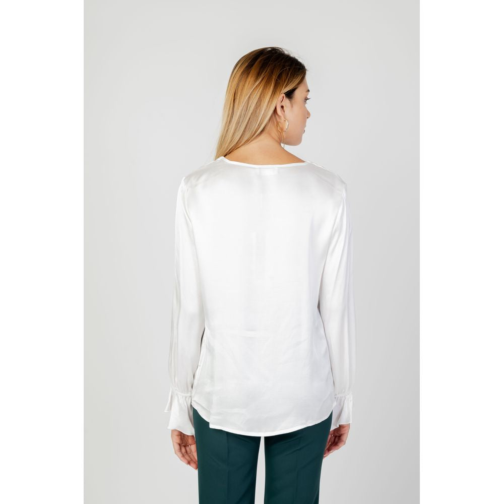 Sandro Ferrone White Viscose Shirt