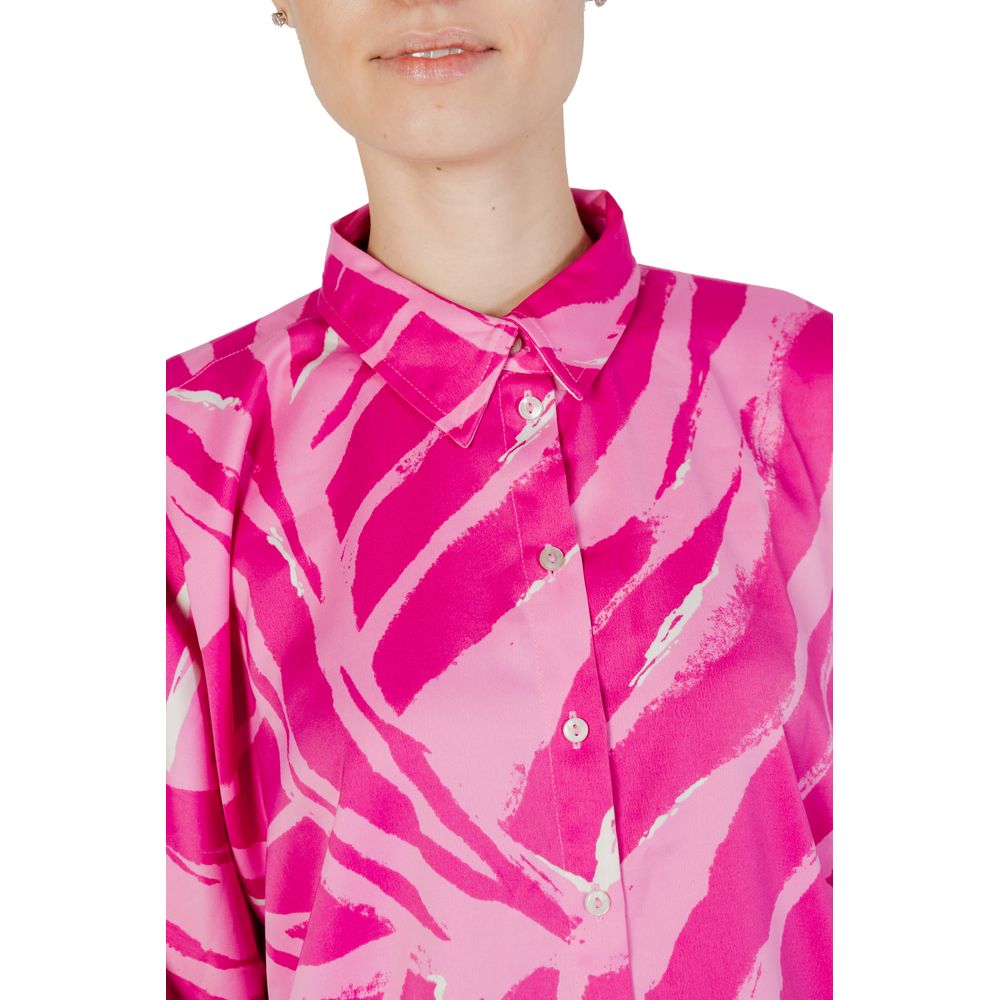 Only Pink Polyester Shirt