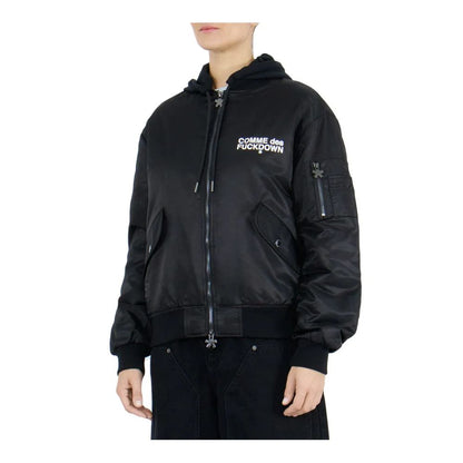 Giacche e cappotti in nylon nero Comme Des Fuckdown