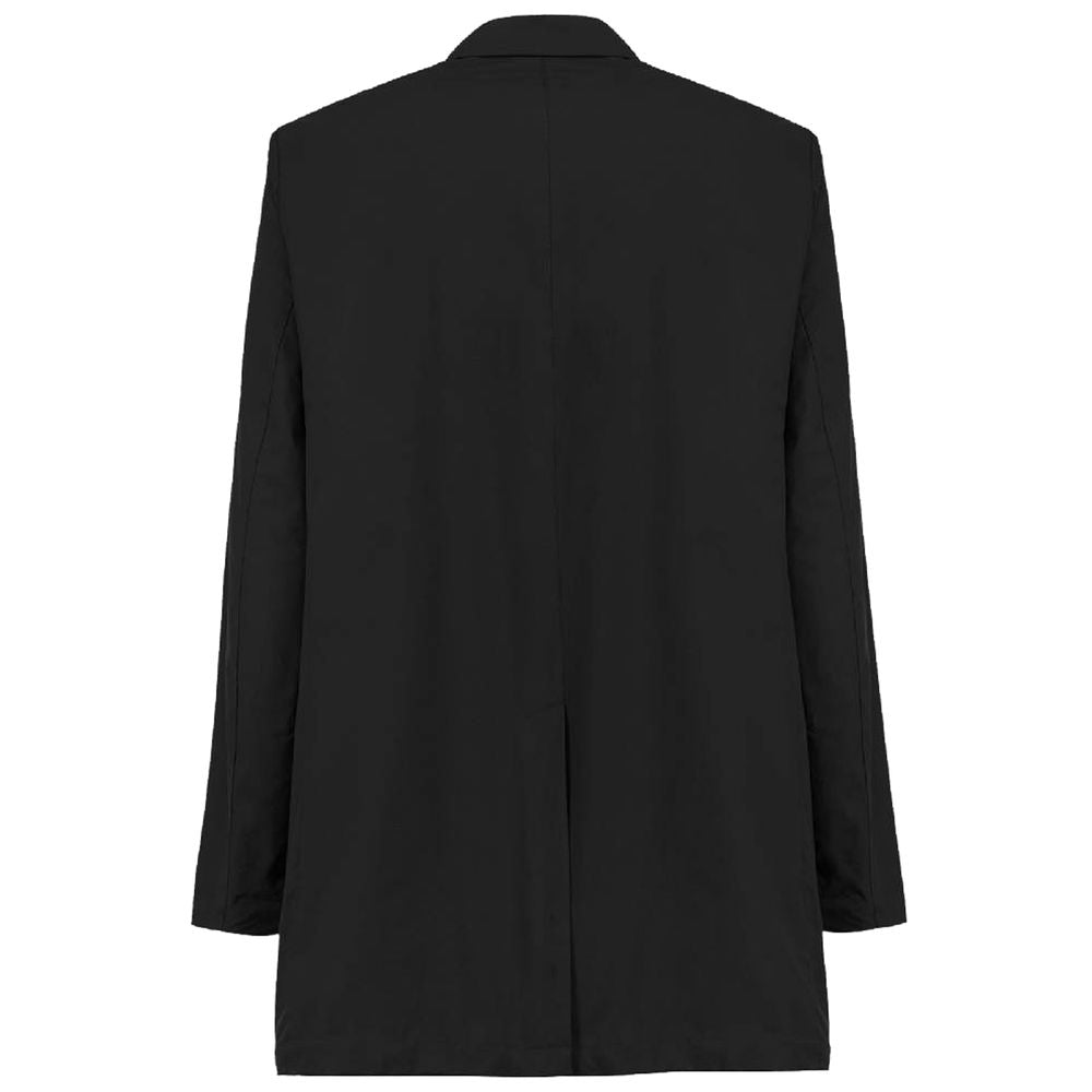 People Of Shibuya Black Recycled Polyester Men's Trench Coat