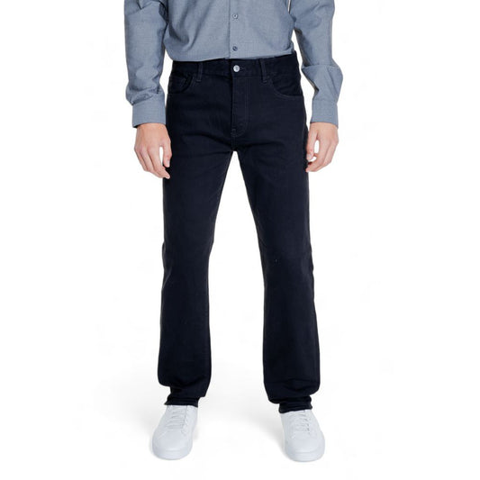 Armani Exchange Jeans e pantaloni in cotone nero