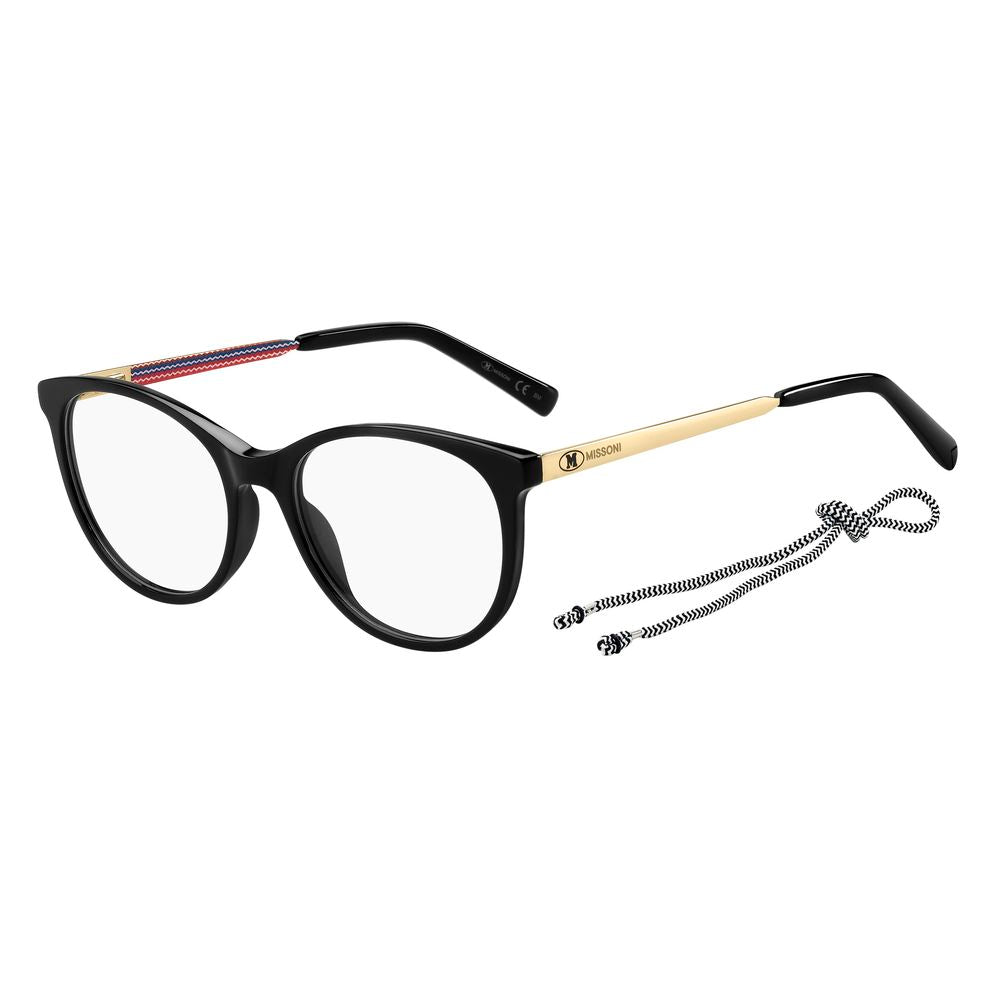 Montature in acetato nero M Missoni