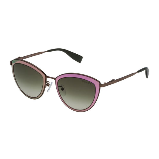 Occhiali da sole Trussardi in metallo marrone