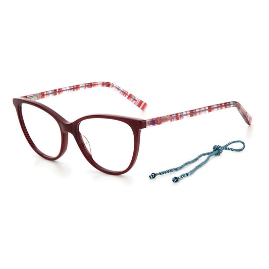 Montature in acetato rosso M Missoni