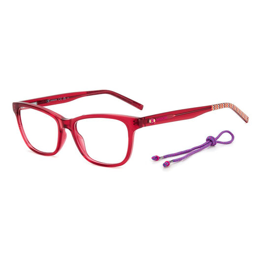 Montature in acetato rosso M Missoni