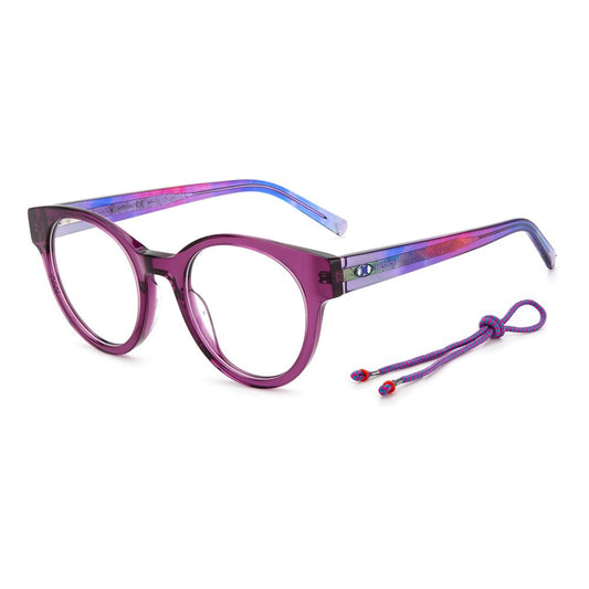 Montature in acetato viola M Missoni