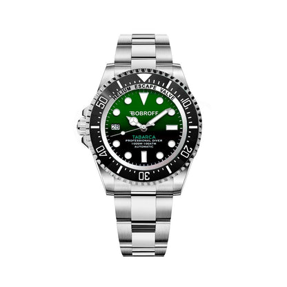 Orologio Bobroff in acciaio inossidabile argento