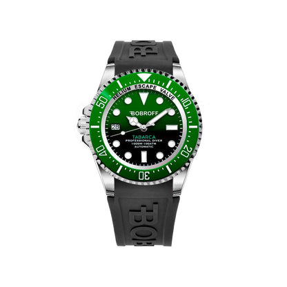 Orologio Bobroff in gomma nera
