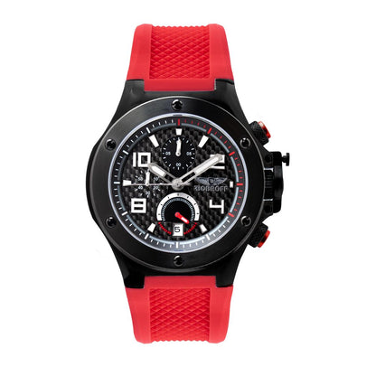 Orologio in gomma rossa Bobroff