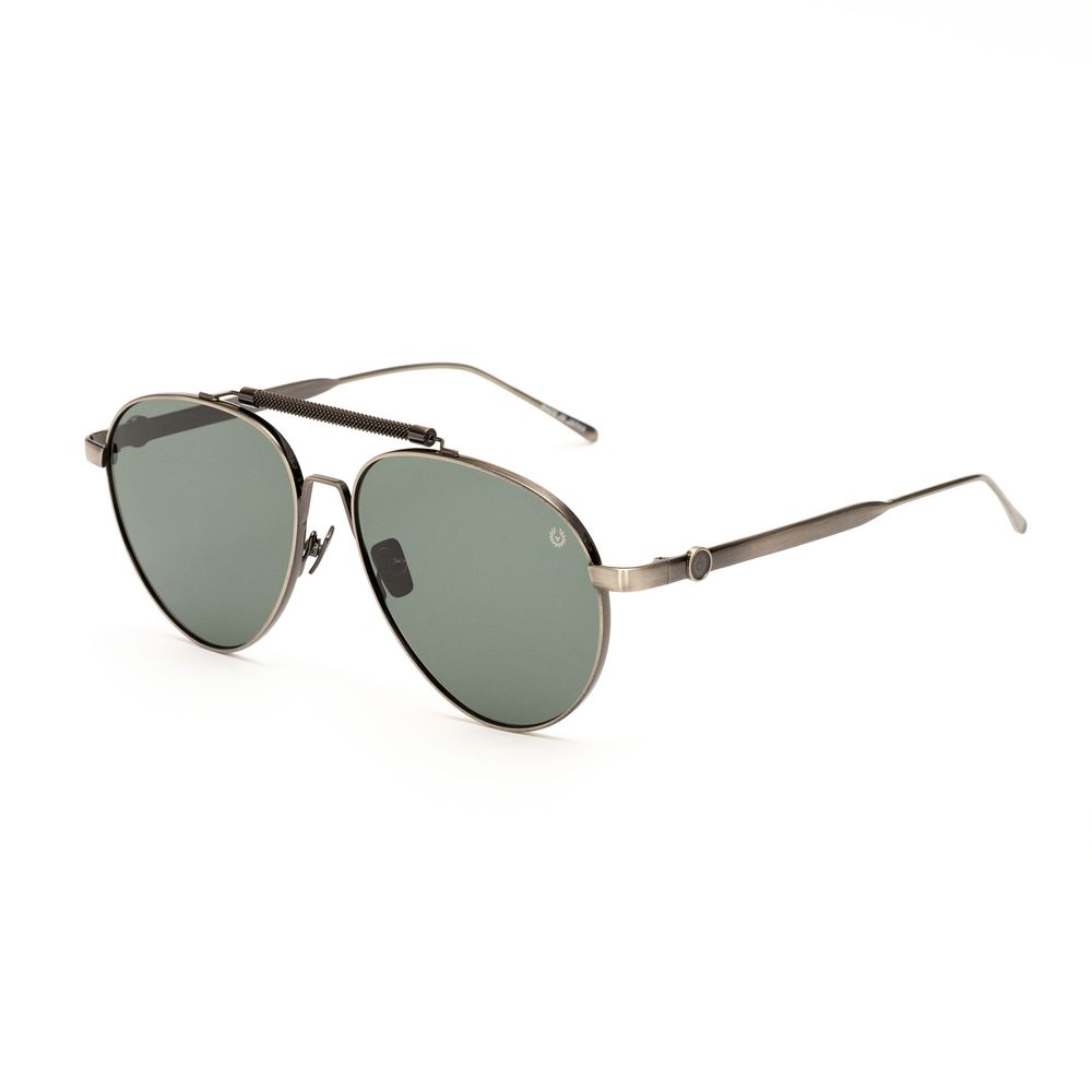 Belstaff Gray Stainless Steel Sunglasses