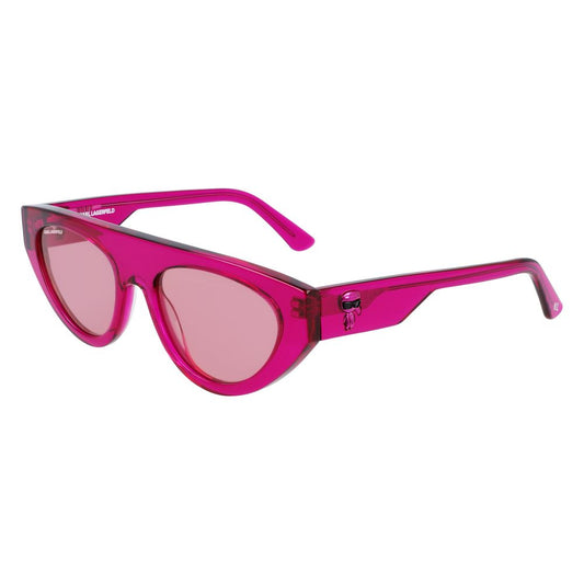 Karl Lagerfeld Pink Haircalf Sunglasses