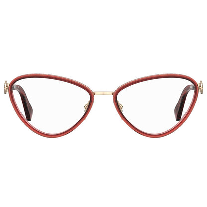 Moschino Burgundy Metal Frames