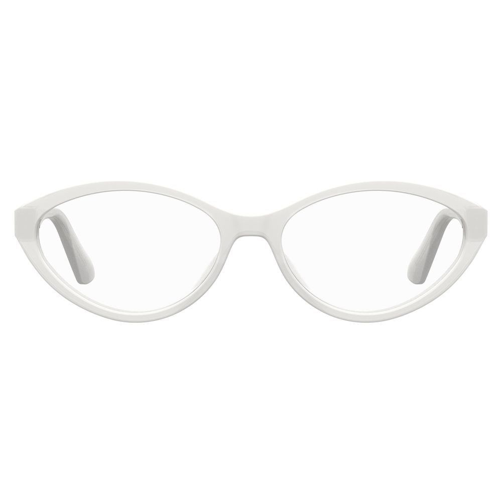 Moschino White Haircalf Frames