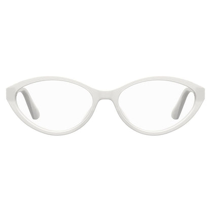 Moschino White Haircalf Frames